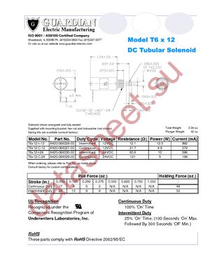 T6X12-C-24D datasheet  